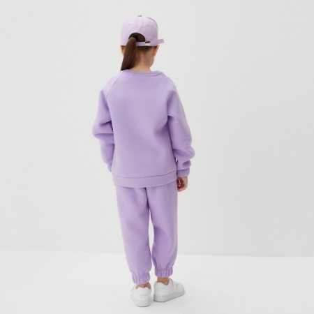 Kids' costume (jumper, trousers) KAFTAN HELLO R.30 (98-104), lilac-3