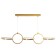 Judy chandelier LED 35W 3000-6000k gold 102xx120 cm