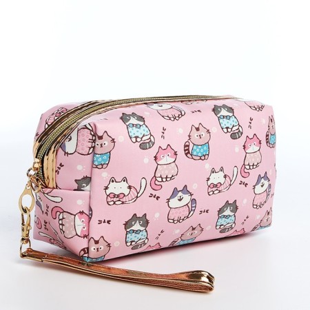 Lightning cosmetic bag, pink color