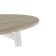Dining table "Medison", 800 × 800 × 720 mm, support metal, color of the oak sanremo