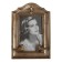 Photo frame Polystone 10x15 cm "Heraldic lily" Golden Patina 23x16 cm