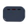 External battery CRR-28, 10,000 mAh, 2USB, 3A, display, fast charging, gray