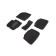 Pile rug for Suzuki SX4 New, 2013-, black