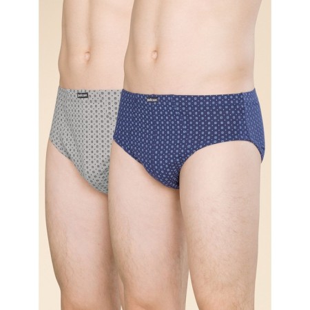 Men's panties, size XL, gray, dark blue, 2 pcs