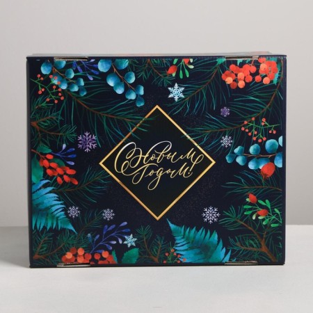 Folding box "New Year's magic", 31.2 x 25.6 x 16.1 cm, New Year-3