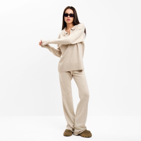 Women's costume (jumper and trousers) Mist p. 44-46, beige-4