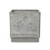 Kashpo for flowers and plants, light charcoal 20x20x20cm, 6.5l