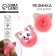 Hair gum fluffy "Kisa" with ears