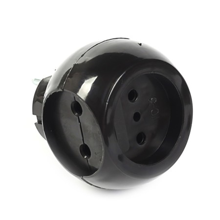 Tip electric rexant "ball", 6 a, without salary, black-1