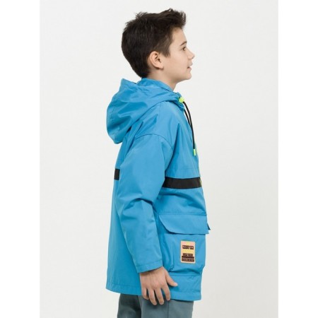 Windbreaker for boys, height 140 cm, blue color-2