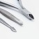 Manicure set, 7 items, in case, black color