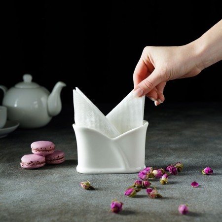 Porcelain napnage magistro "Classics", 11.5 × 5 × 8 cm, white color-4