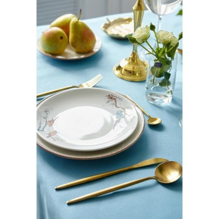 COZY 150*220 +/- 3cm tablecloth tablecloth, cell-blue, pl. 192 g/m2, hl with VGMO-9