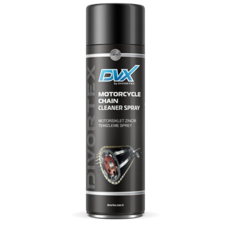 DVX Motorcycle Chain Cleaner Spray, Aerosol, 500 ml of drive chains