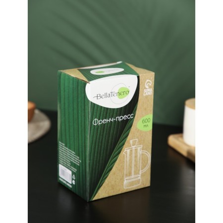 Know -hand teapot - Press Bellatenero "Eco Cork", 600 ml-5