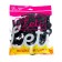 Latex ball 5 ", metal, set of 100 pcs., Water bombs, black color