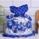 Hall on the kettle "lady", medium, gzhel