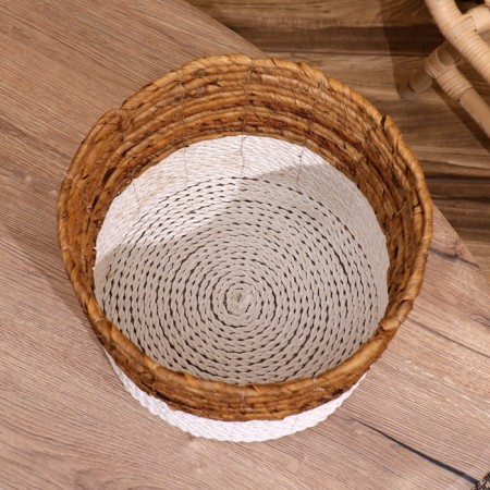 Wicker basket 25x25x20 cm-7