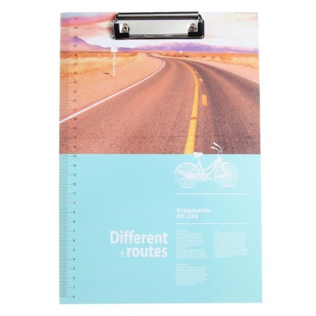 Tablet with a pressing format A4 Cardboard "Travel", mix-1