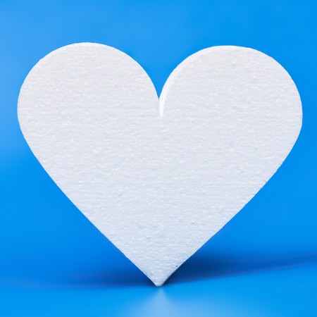 Floristic base "Heart from foam 22 x 5 cm-3