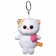 Soft toy-cords "Lee Lee Lee Blick with a pink heart", 12 cm