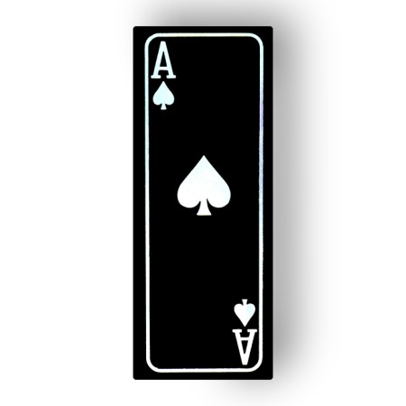 Plastic Plastic Cards "Mini", luminous, waterproof, 30 μm, 8.7 x 3.2 cm-1