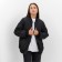 Jacket (bomber) female, black, p. L (46-48)