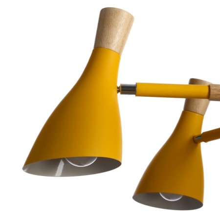 Morocco chandelier 6x40W E27 yellow 90x90x58.5 cm Bayerlux-2