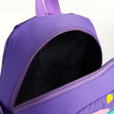 Baby backpack on lightning, lilac color-4