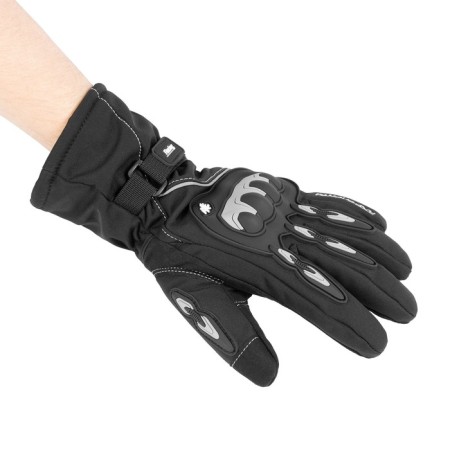 Motorcycle, winter, size l, gray gloves-3