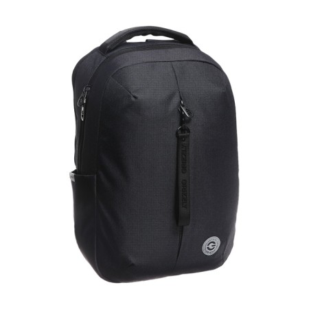 Youth backpack 42 x 28 x 14 cm, Grizzly, laptop department, black-1
