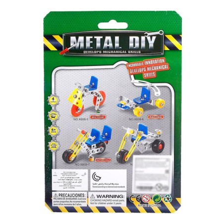 Constructor Metal "Motocycle", 53 parts-1