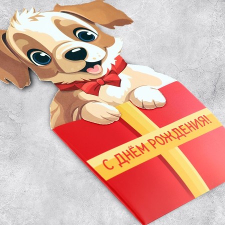 Postcard –Convert for money "Puppy", 11.5 x 16.5 cm-1
