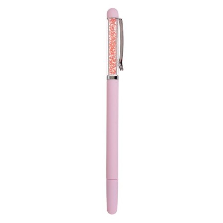 Gel pen 0.5 mm, blue "rhinestones"-1
