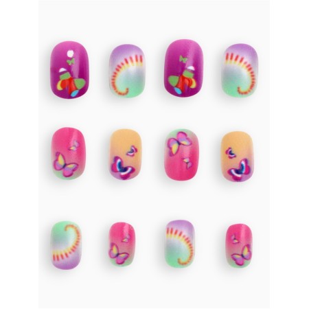 Children's overhead nails "Butterflies", 12 pcs-1