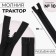 Lightning "Tractor", No. 10, detachable, detachable, automatic lock, 80 cm, black color