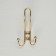 Hook furniture tundra TKT002, three -rod, gold