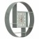 Watch Wall Interior "Classics", silent, D-35 cm, olive, aa