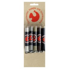 Assorted sauce, set of 5 colors (length65 ± 1 mm; diameter 10.5 ± 0.6 mm), in the blister