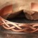 Bracelet "Broke", plate, narrow, copper