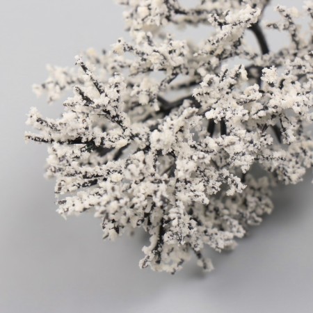Artificial plant for creativity plastic "Snow tree" 12 cm-3