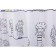 Bath curtains "float" 180x200 cm, BT-829204