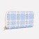Women's wallet with lightning, blue color
