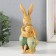 Souvenir Polystone "Papa Hare with a hare" 9,5x7x18 cm