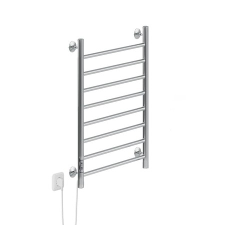 The electric heated towel -sprayer "Sanprise" Aurora P8, 400x800 mm, left, chrome-1