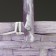 Wicker basket, d26 x 12/30 cm, purple, bamboo
