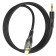 Hoco UPA25, Jack 3.5 mm (M) cable - Lightning, transparent, black