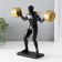 Souvenir Polystone "Seedgist" Black with gold 23x8x25 cm
