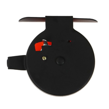 Inertial coil, plastic metal, diameter 5 cm, guide fishing lines, black-orange, 601d-4
