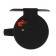 Inertial coil, plastic metal, diameter 5 cm, guide fishing lines, black-orange, 601d